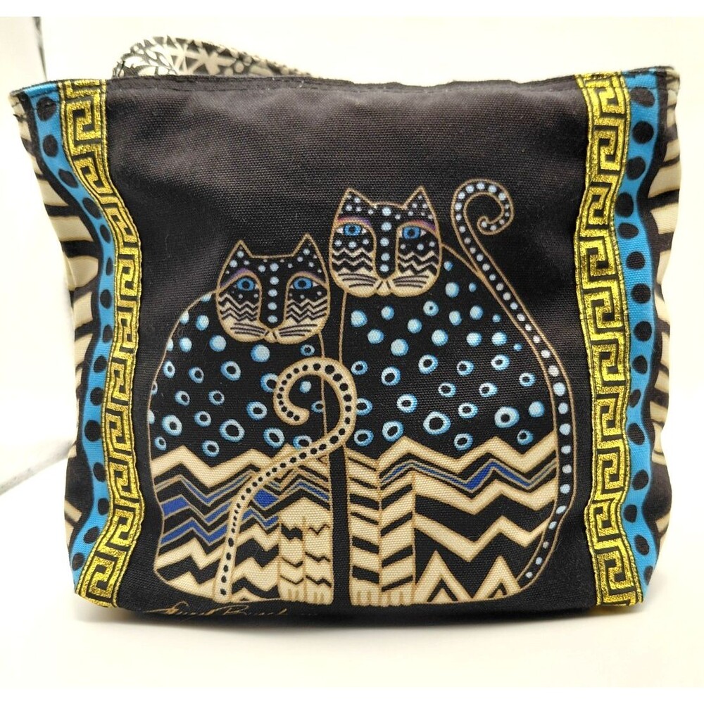 Laura Burch Canvas Tote Bag Cat-Themed